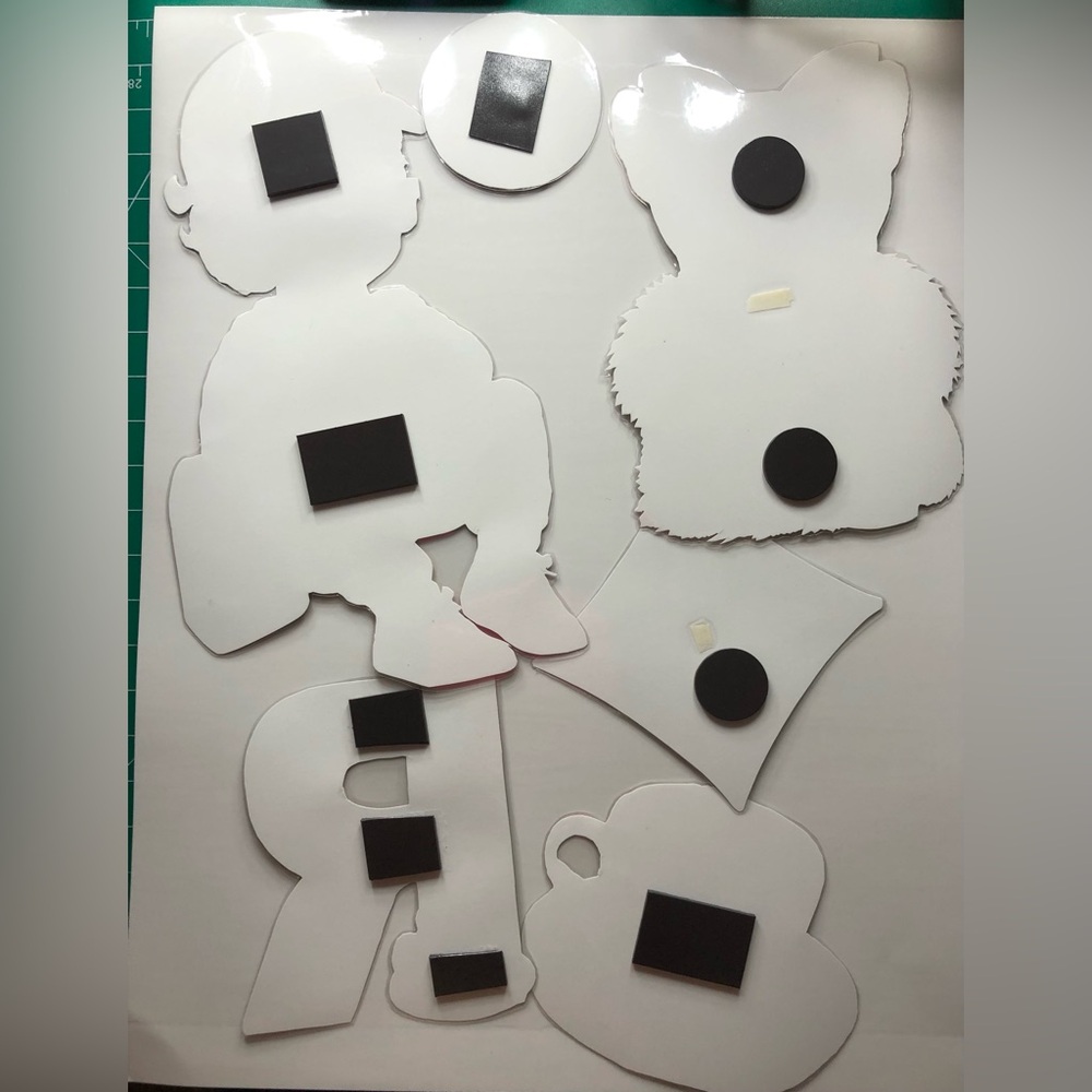 SET# 9—-Designer-Inspired Monogram Magnet Set - Picture 5 of 5